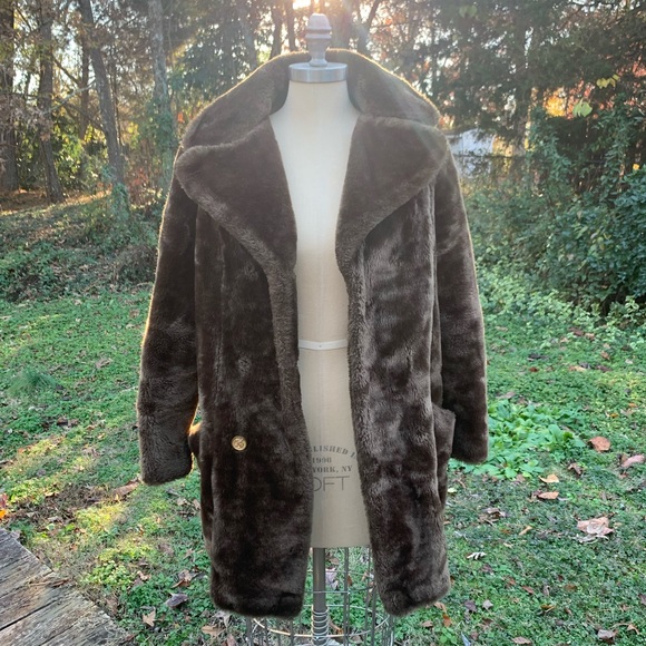 Vintage Sears Faux-Fur Teddy Coat - Picture 2 of 15